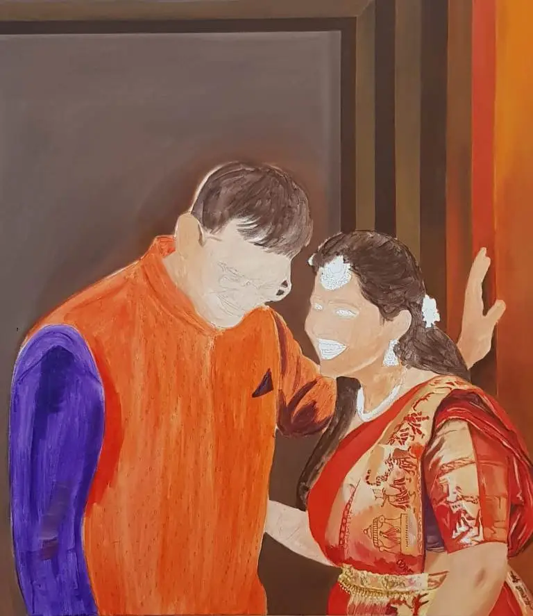 oil-painting-of-couple